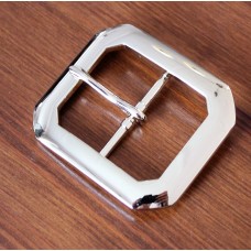 Clipped Corner 1½" (38mm) Belt Buckle Nickel 